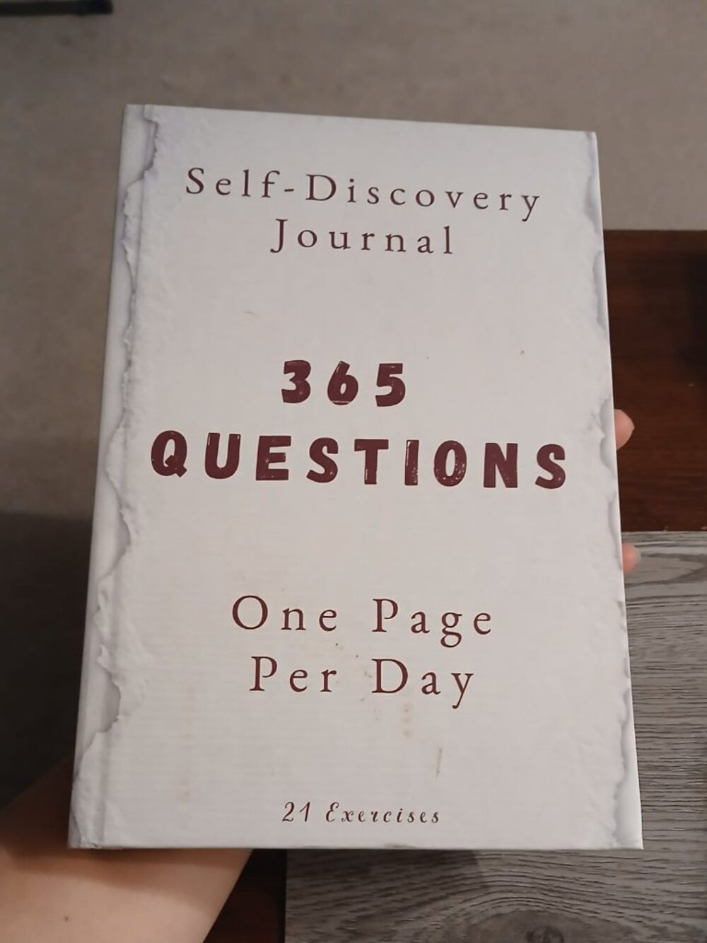 Self-Discovery Journal 365 Questions - Hardcover Book
